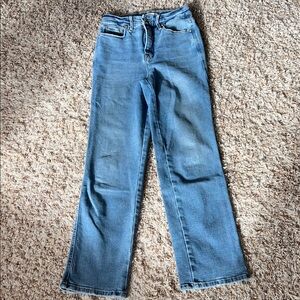 Good American Classic Blue Straight Leg Jeans
